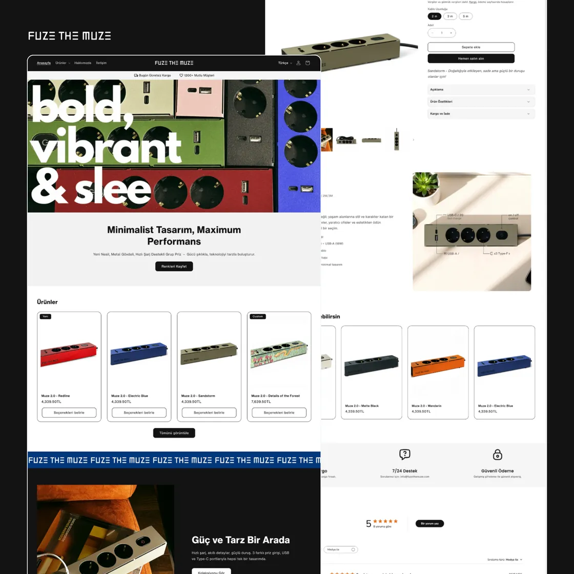 Fuze The Muze — web sitesi