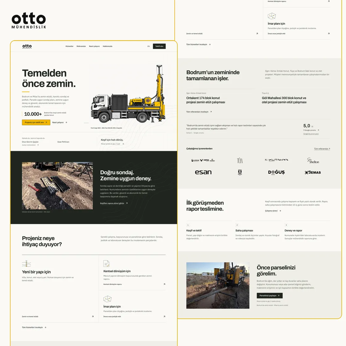 Otto Mühendislik — web sitesi