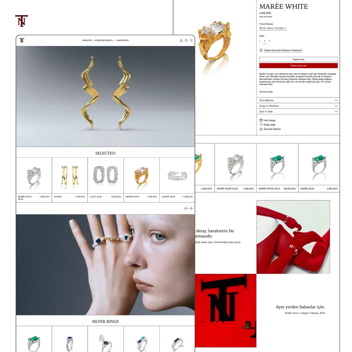 Tiron — web sitesi