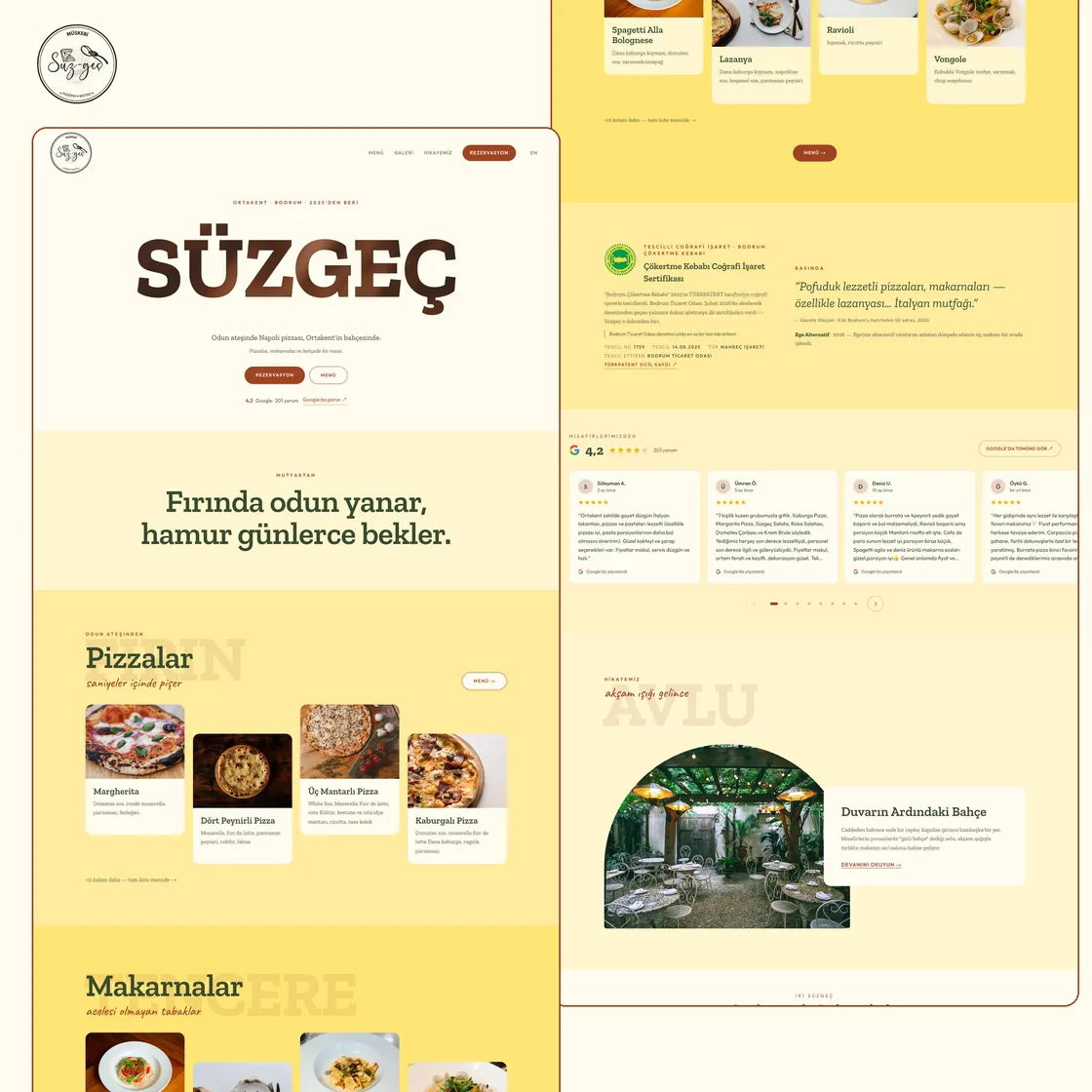 Süzgeç Ortakent — web sitesi